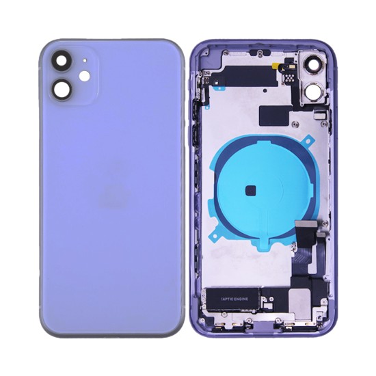 Tampa Traseira com Frame+Flex+Vibrator Apple iPhone 11 Roxo Tampa Traseira com Frame+Flex+Vibrator Apple iPhone 11 Roxo